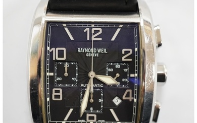 A gentleman's stainless steel Raymond Weil 'Don Giovanni' mo...