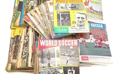 A large quantity of 1960s and 1970s World Soccer