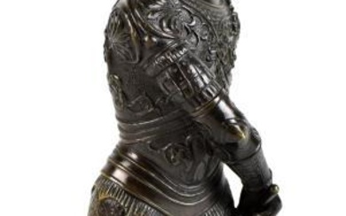 A late 19th century Florentine bronze figure of a...