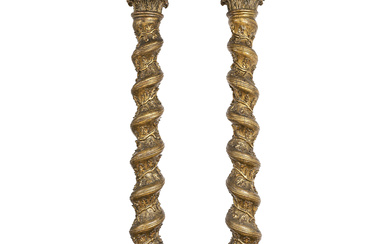 A pair of pillars - Italy, 17th/18th century