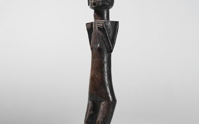 A stylised Lihamba figure, Songo Angola.