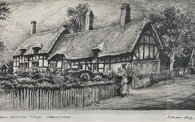 ADRIAN KEITH GRAHAM HILL (BRITISH 1895-1977). 'Anne Hathaway's Cottage',...