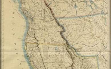 AN ANTIQUE MAP, "Carte de la Côte de l'Amérique, sur