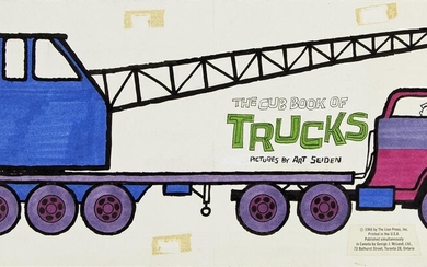 ART SEIDEN. "The Cub Book of Trucks." Together, apparently complete group of 12...