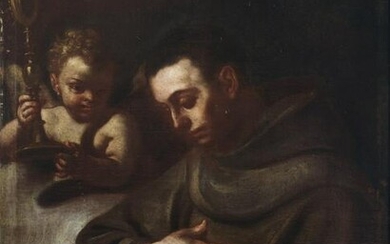 ARTISTA VENETO DEL XVII SECOLO Saint friar with