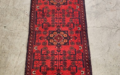 Afghan hand knotted pure wool Khal Mohammadi carpet (156 x...