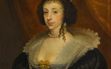 After Sir Anthony van Dyck Portrait of Queen Henrietta Maria...