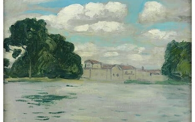 Albert Marquet, 1875 Bordeaux – 1947 Paris, LA SEINE À SAMOIS