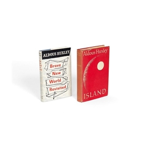 Aldous Huxley, Brave New World Revisited, and Island, together two first editions, one signed by the author [London, Chatto & Windus, 1959-1962]