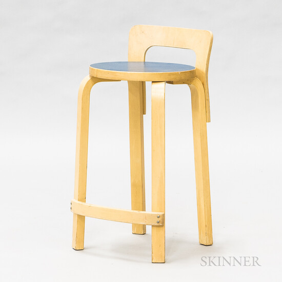 Alvar Aalto Bleached Laminate High Chair