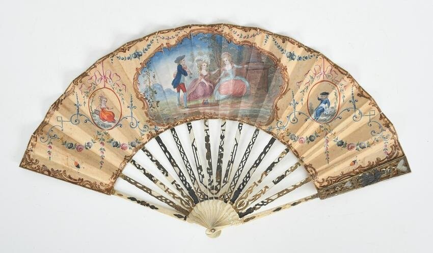 An 18th Century Continental Painted Fan