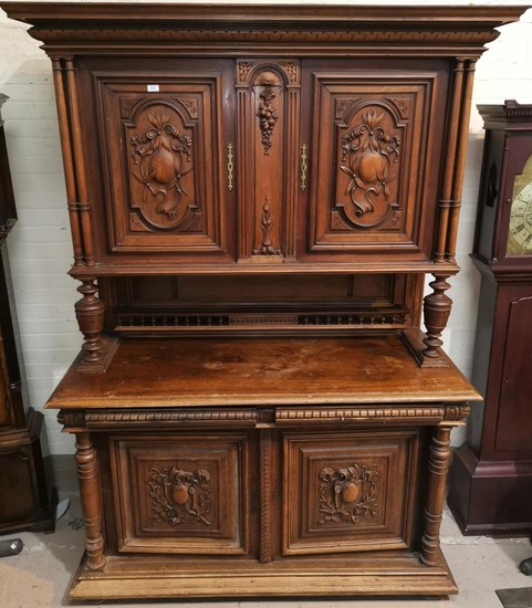 An early 20th century French Provincial full height cabinet ...
