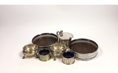 An early Victorian Scottish silver drum mustard, Edinburgh, ...