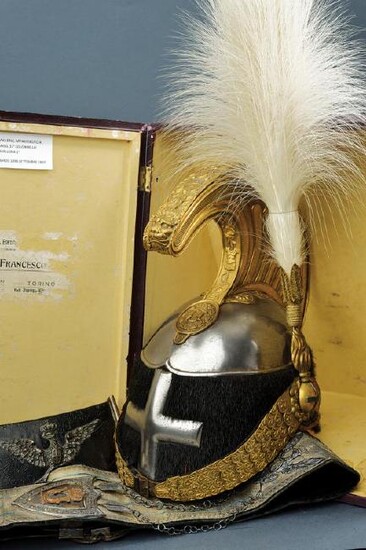 An officer's helmet of the commander of the first Nice