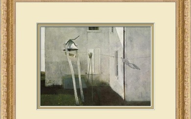 Andrew Wyeth Slight Breeze Custom Framed Print