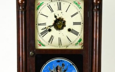 Antique New Haven Clock Co Ogee Case Clock