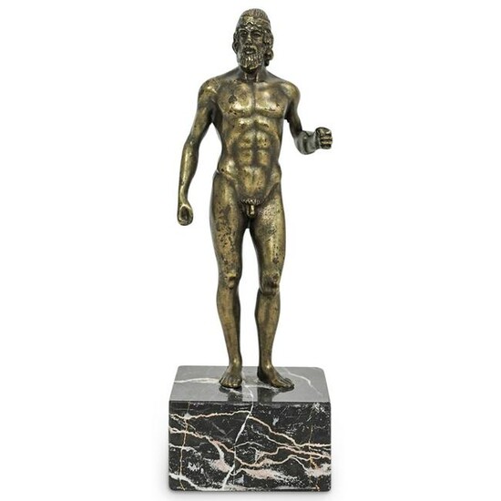 Antique "Riace Warrior" Bronze Figure
