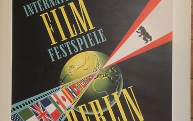 Artist unknown,: XIV Internationale Film Festspiele, Berlin 1964. Lithographic poster in colours. Sheet size 84×59 cm. Unframed.