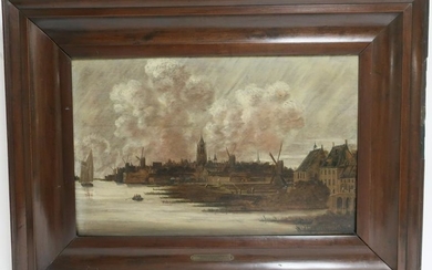 Attr. Jan Meerhout (1633-1677), Town View O/P