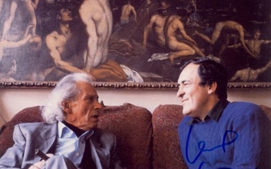 BERTOLUCCI BERNARDO : (1941-2018) Italian film Director. Academy Award winner. Unusual colour signed...