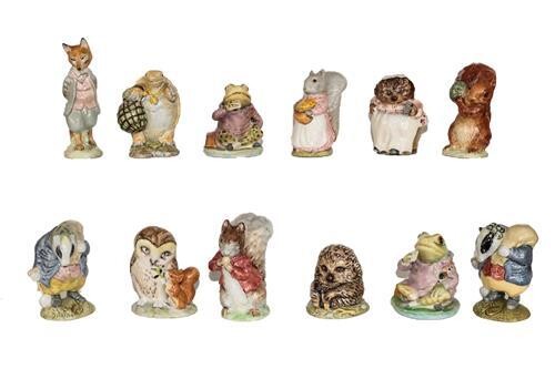 Beswick Beatrix Potter Figures Comprising: Foxy Whiskered Gentleman, First Version;...