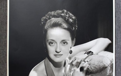 Bette Davis By George Hurrell - Hurrell Portfolio I (1940) 16x20 US Photographic Print