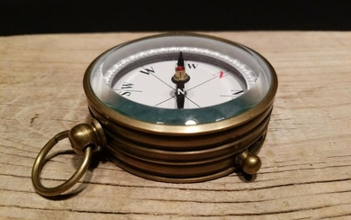 Beveled Glass Navigational Compass