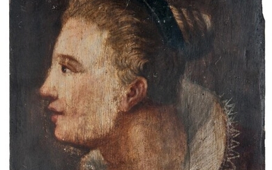 Bildnis einer Dame im Profil, 17. Jh.