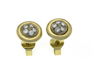 Brilliant stud earrings GG / WG 585/000 with...