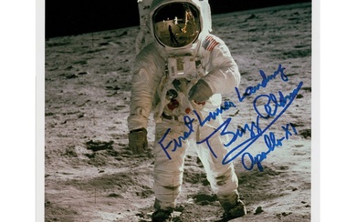 Buzz Aldrin Signed Photograph