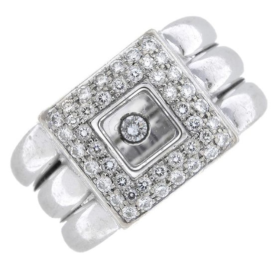 CHOPARD - a 'Happy Diamonds' ring. The brilliant-cut