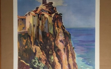 CORSE. French tourist poster. Offset print in colours, 1955. 100×62 cm. Unframed.