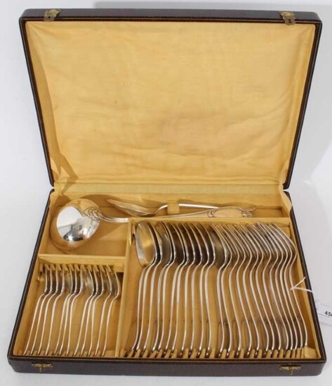 Canteen of continental silver plated cutlery