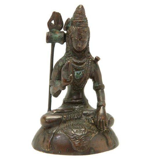 Cast Bronze Statue of Indian Buddha 16th Century.