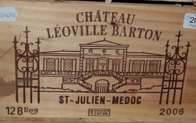 Château Léoville Barton 2006 Saint-Julien (twelve bottles)
