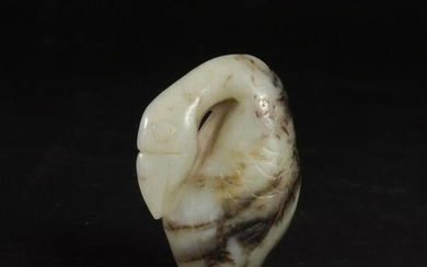 Chinese Jade Carving of Goose, Ming Dynasty