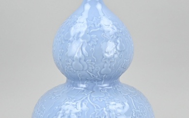 Chinese knob vase, H 34.5 cm.