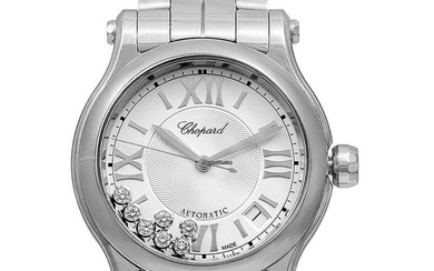 Chopard Happy Sport 278559-3002 - Happy Sport 36 mm Automatic Silver Dial Diamonds Ladies Watch