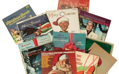 Christmas LP Record Sinatra Crosby Como Disney LOT