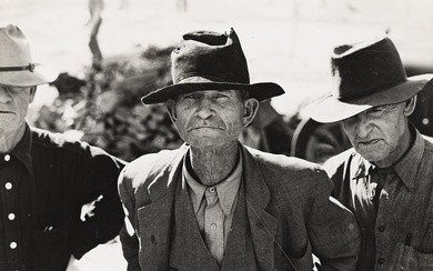 DOROTHEA LANGE (1895-1965) Ex-tenant farmer on relief grant in the Imperial Valley, California.