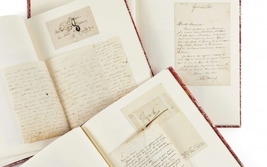 DUMAS, Alexandre père (1802-1870) Réunion de correspondances d’Alexandre Dumas et à lui adressées