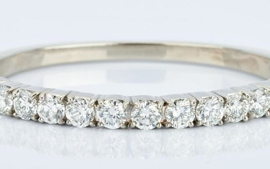 Diamond Bangle Bracelet, 6 ct t.w., 14k