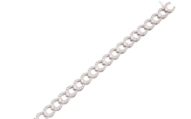 Diamond 'C de Cartier' Bracelet, France, Cartier