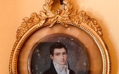 Ecole FRANCAISE du début du XIXe siècle Portrait... - Lot 40 - L'Huillier & Associés