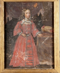 Ecole Française du XVII° siècle Portrait en pied …