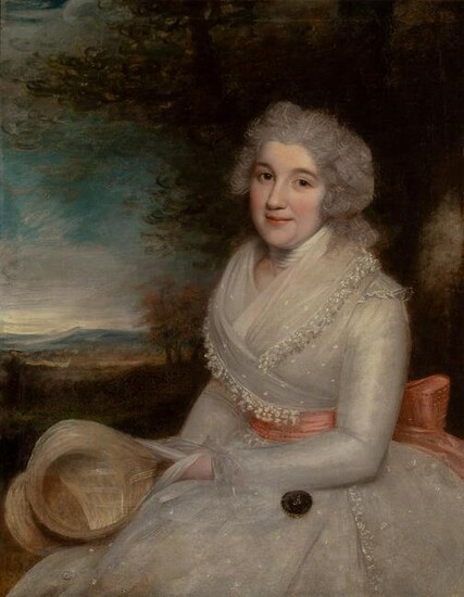 English School 18th century Portrait of a Lady Seated