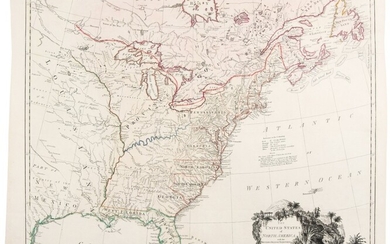 Faden, William | A rare issue of one of the most important maps of the United States