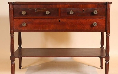 Federal Style Mahogany Dressing Table