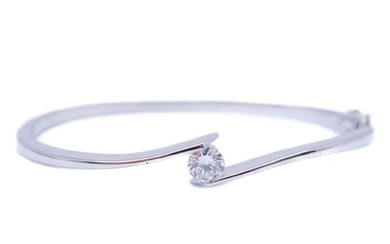 Fine Jewelry 0.33ct Diamond Bracelet 18K White Gold