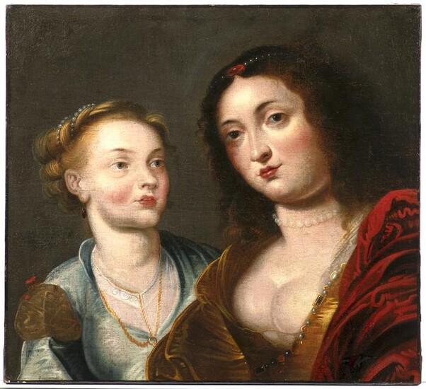 Flamish Master of the 17th Century, Double Portrait